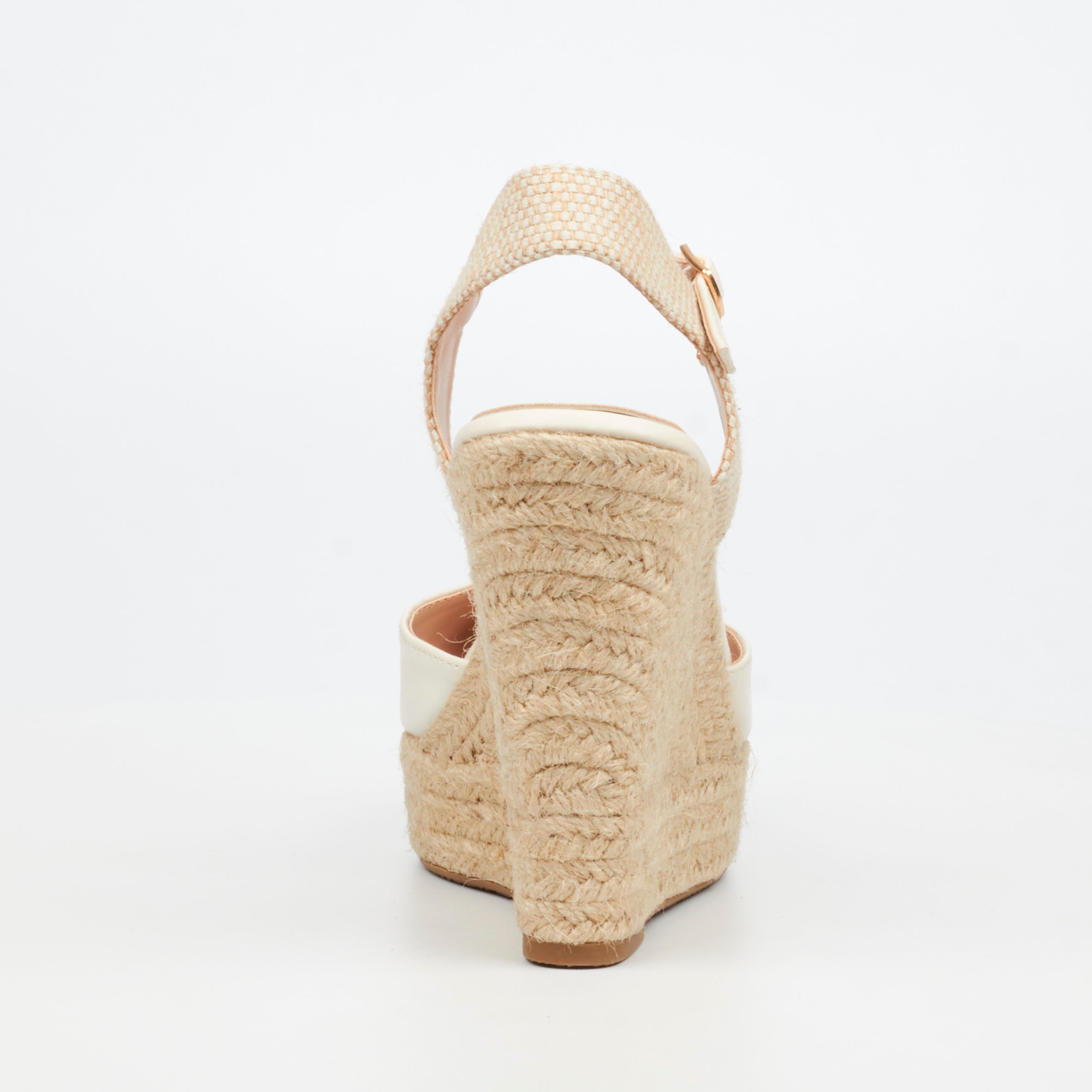 Miss Black Moniker 9 Wedge - Ivory
