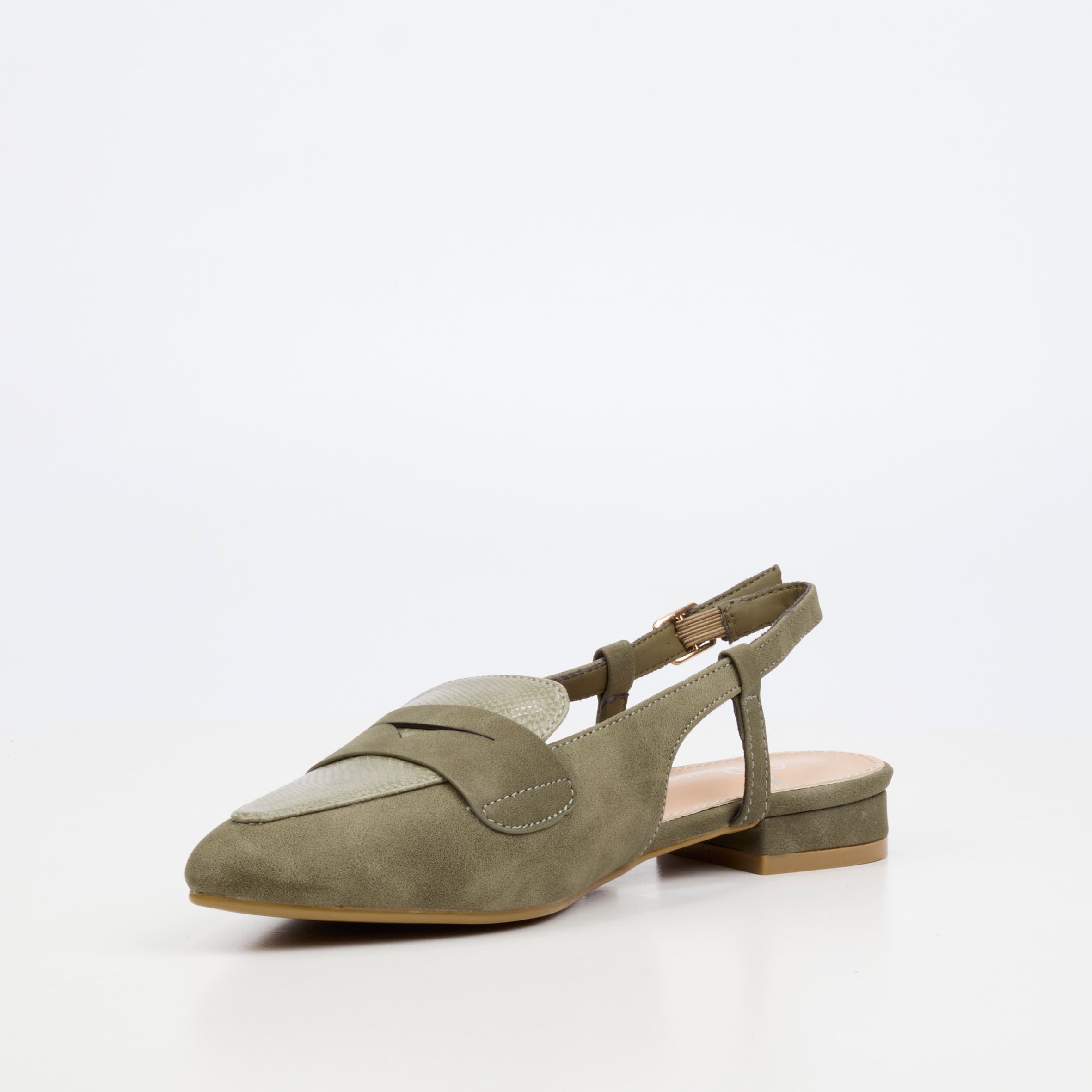 Butterfly Feet Monte 1 Heel - Olive footwear Butterfly Feet
