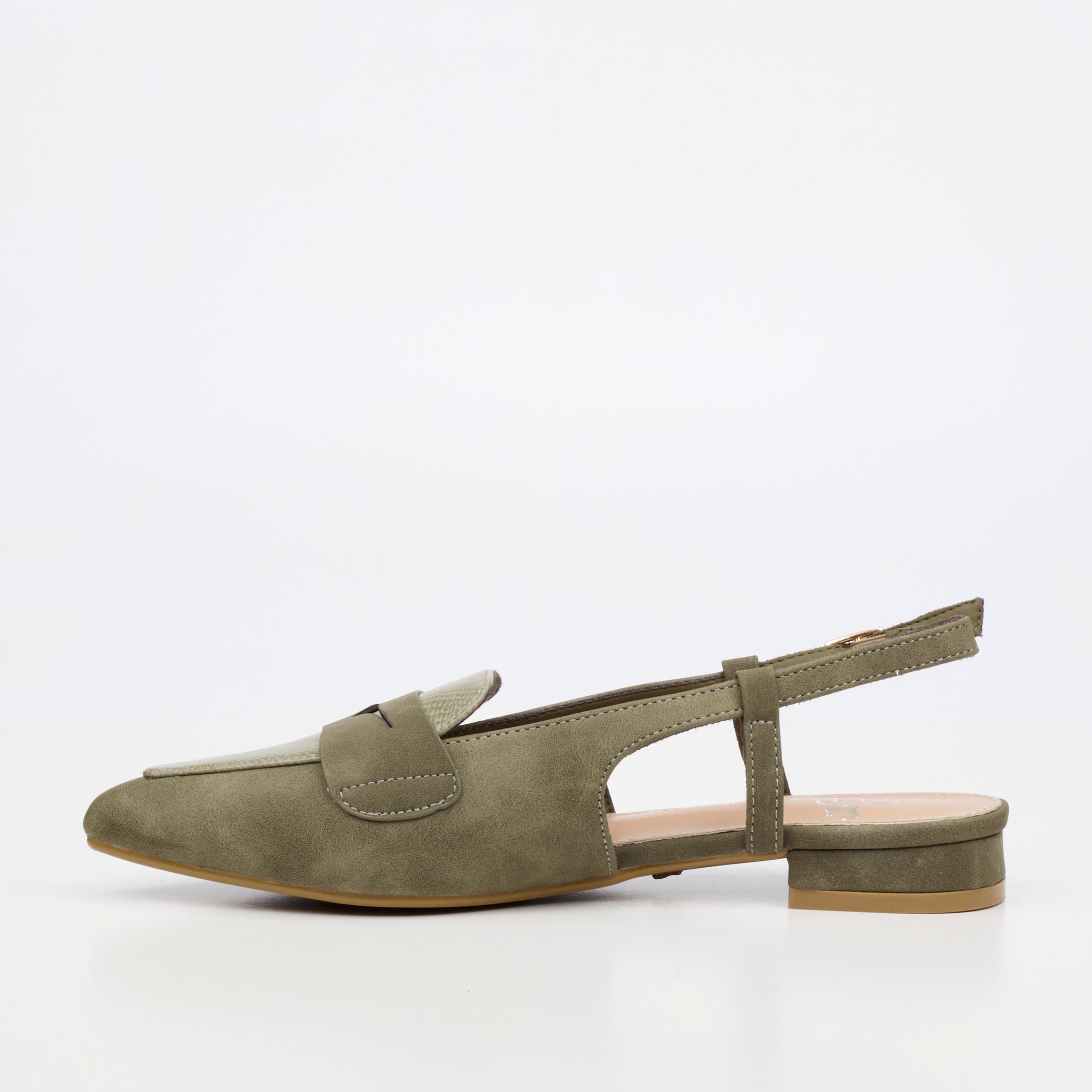 Butterfly Feet Monte 1 Heel - Olive footwear Butterfly Feet
