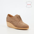 Nicci Tyler Morrison 1 Handcrafted Suede Casual Shoe - Taupe footwear Nicci Tyler