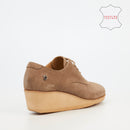 Nicci Tyler Morrison 1 Handcrafted Suede Casual Shoe - Taupe footwear Nicci Tyler