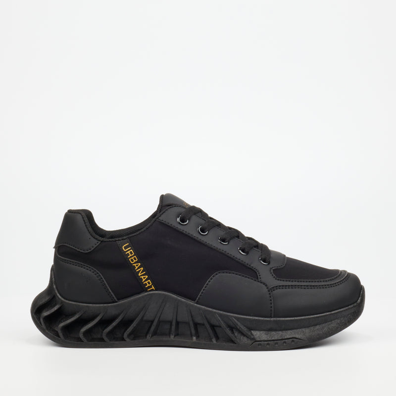 Urbanart Motion 1 Lycra Sneaker - Black footwear UBRT   