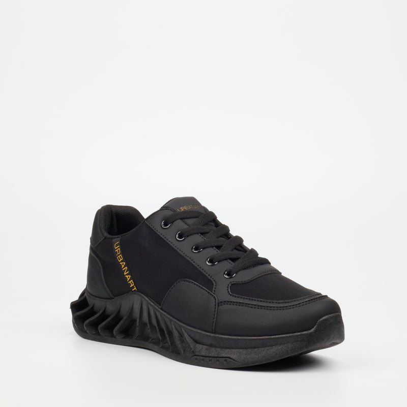 Urbanart Motion 1 Lycra Sneaker - Black footwear UBRT   