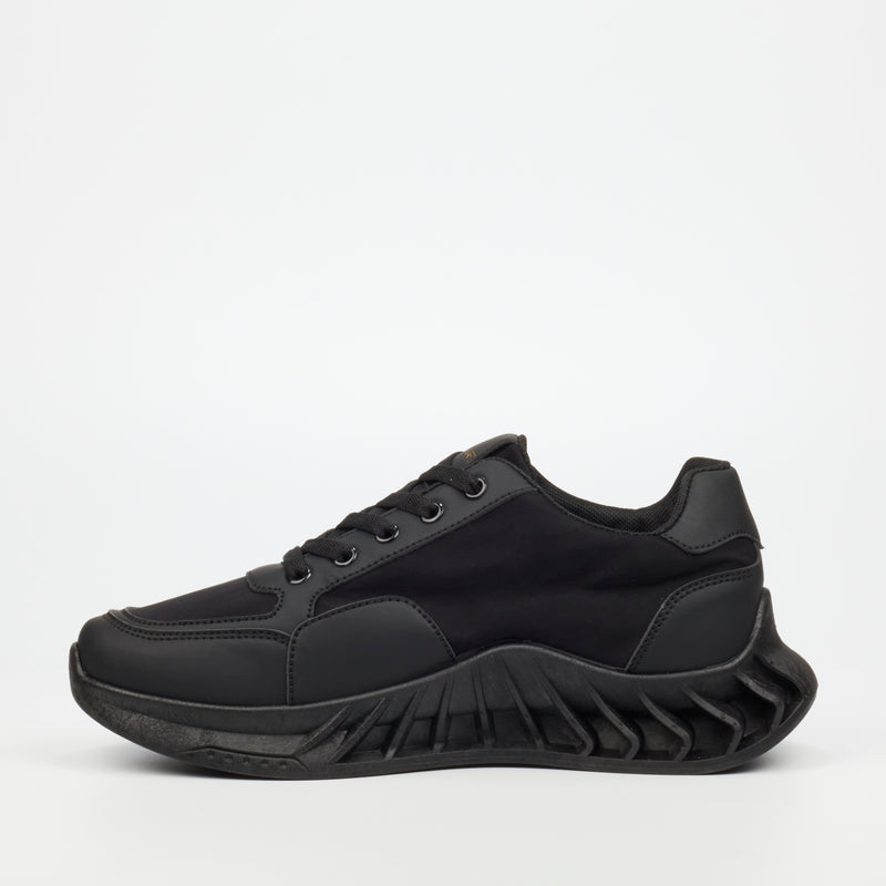 Urbanart Motion 1 Lycra Sneaker - Black footwear UBRT   