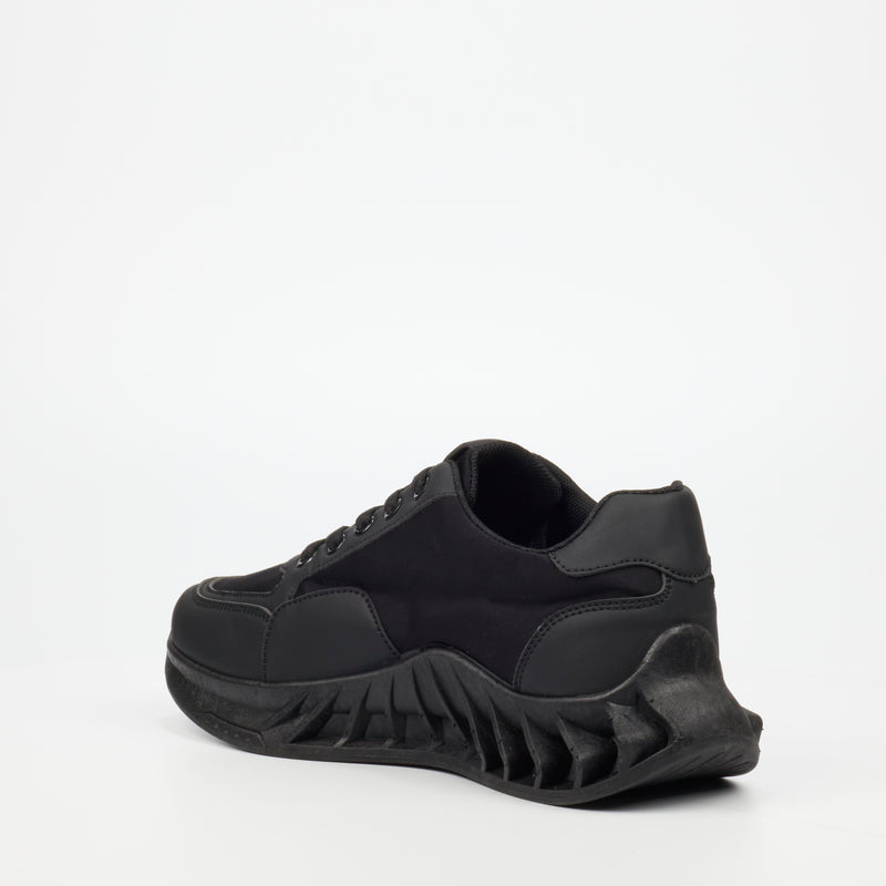 Urbanart Motion 1 Lycra Sneaker - Black footwear UBRT   