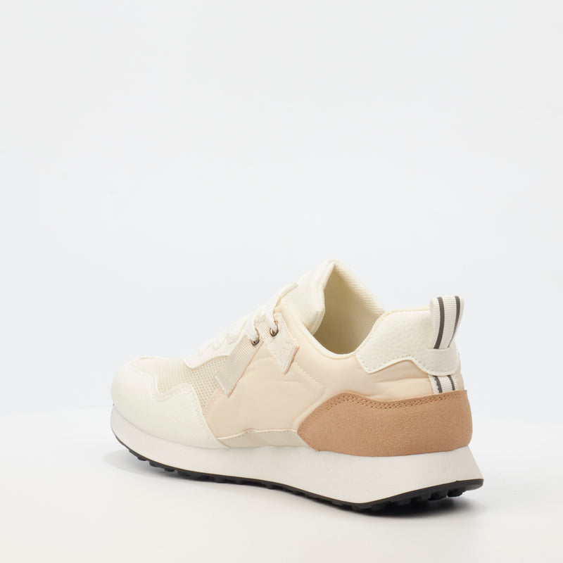 Urbanart Moult 1 Nylon Sneaker - Cream footwear UBRT   