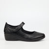Butterfly Classics Moxie 1 Faux Leather Low Wedge - Black footwear Butterfly Classics