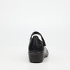 Butterfly Classics Moxie 1 Faux Leather Low Wedge - Black footwear Butterfly Classics