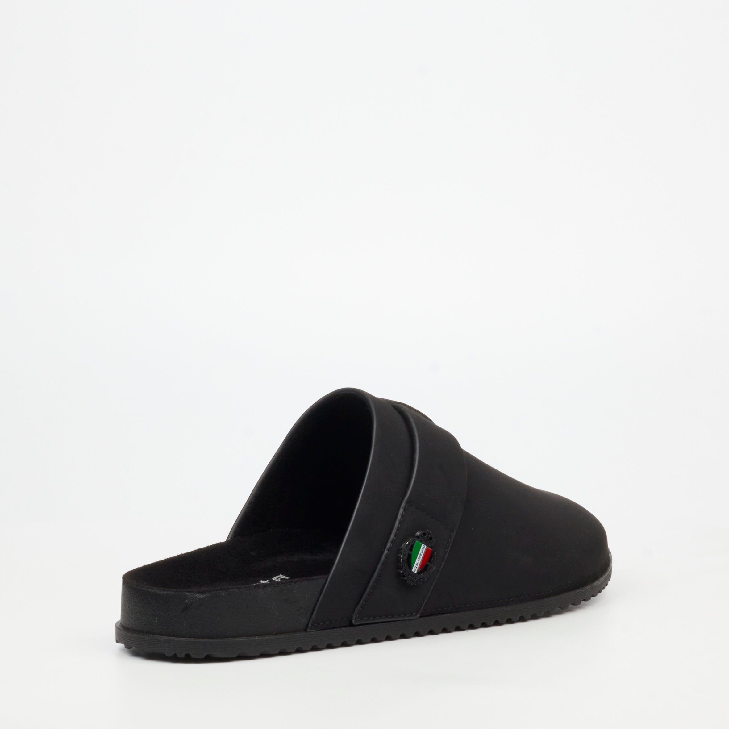 Mazerata Mule 1 Faux Nubuck Shoe - Black footwear Mazerata