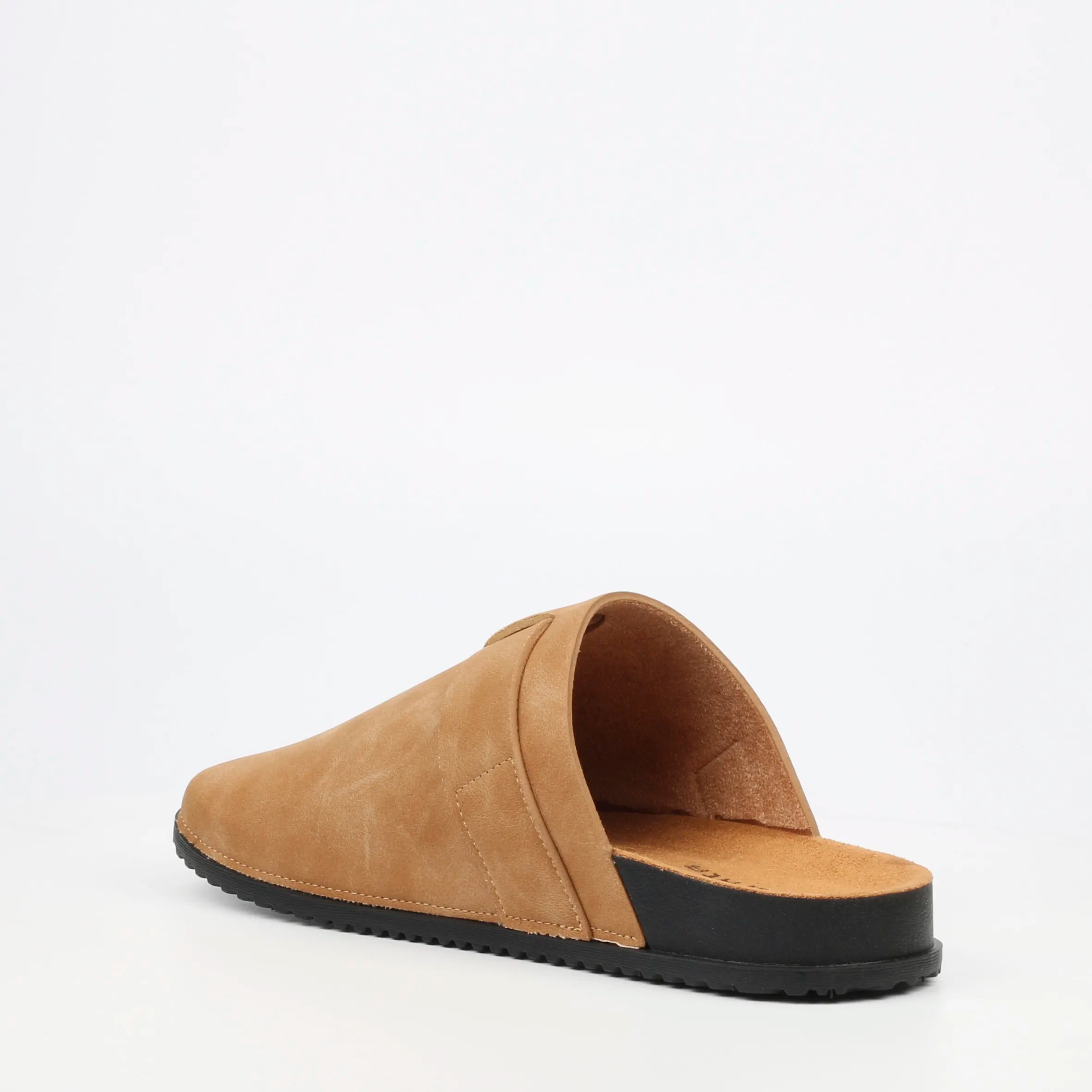 Mazerata Mule 1 Faux Nubuck Shoe -  Tan