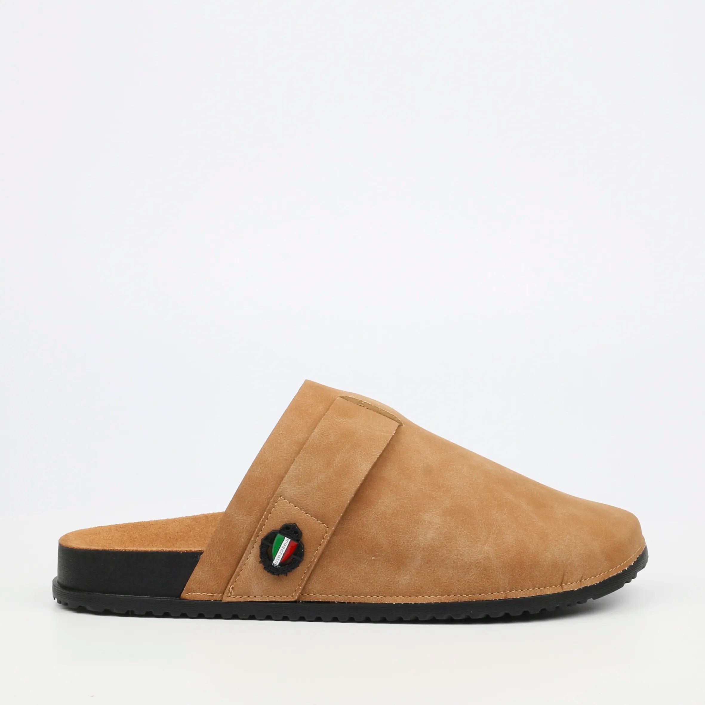 Mazerata Mule 1 Faux Nubuck Shoe -  Tan