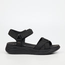 Butterfly Feet Munro 1 Flatform - Black footwear Butterfly Feet