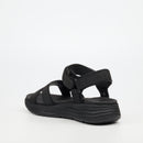 Butterfly Feet Munro 1 Flatform - Black footwear Butterfly Feet