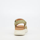 Butterfly Feet Munro 1 Flatform - Olive footwear Butterfly Feet