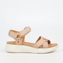 Butterfly Feet Munro 1 Flatform - Taupe footwear Butterfly Feet