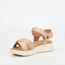 Butterfly Feet Munro 1 Flatform - Taupe footwear Butterfly Feet