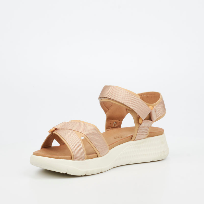 Butterfly Feet Munro 1 Flatform - Taupe footwear Butterfly Feet