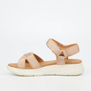 Butterfly Feet Munro 1 Flatform - Taupe footwear Butterfly Feet