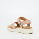 Butterfly Feet Munro 1 Flatform - Taupe footwear Butterfly Feet
