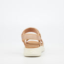 Butterfly Feet Munro 1 Flatform - Taupe footwear Butterfly Feet