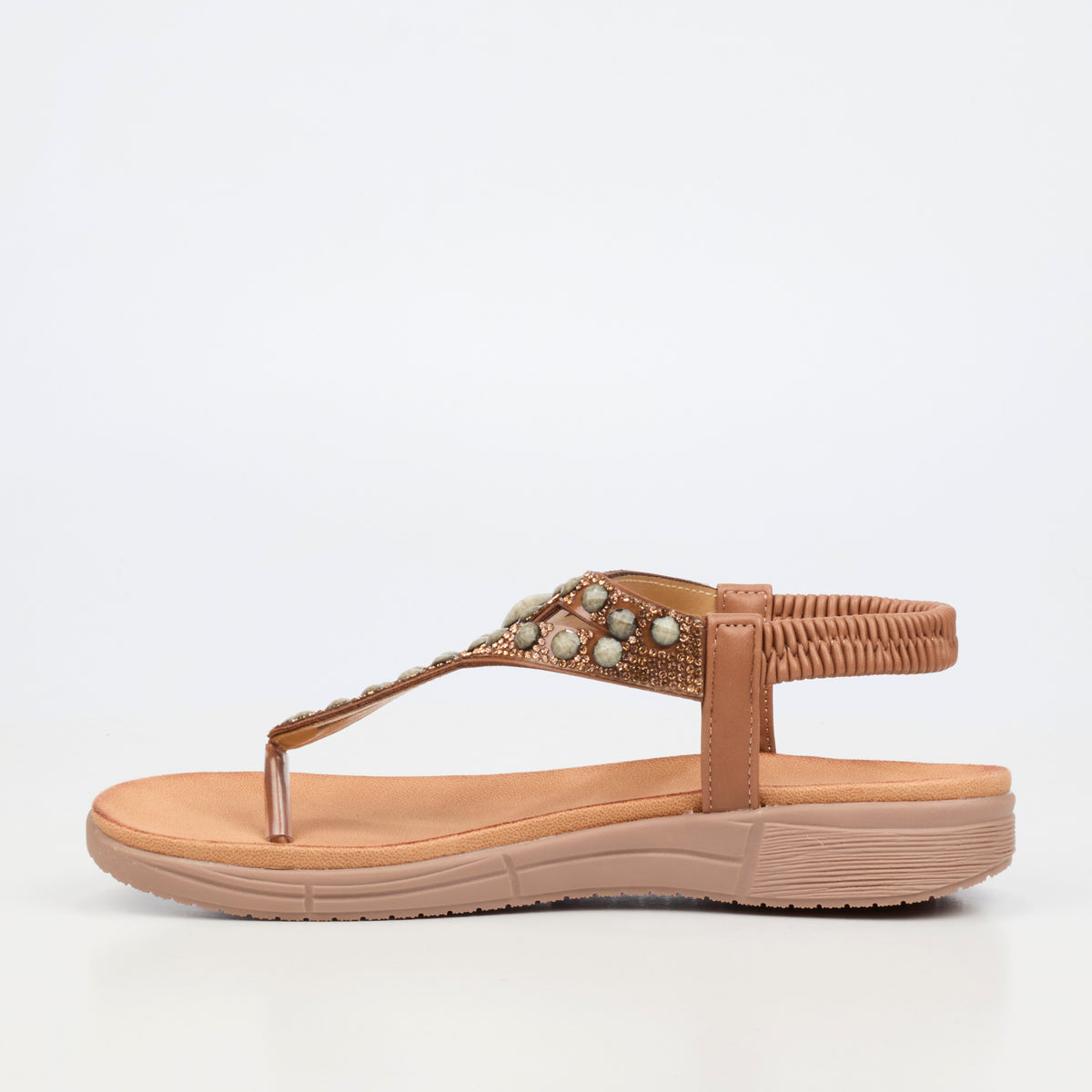 Butterfly Feet Mylee 1 Flat Sandals - Taupe