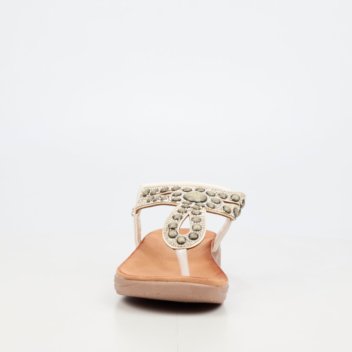 Butterfly Feet Mylee 1 Flat Sandals - White
