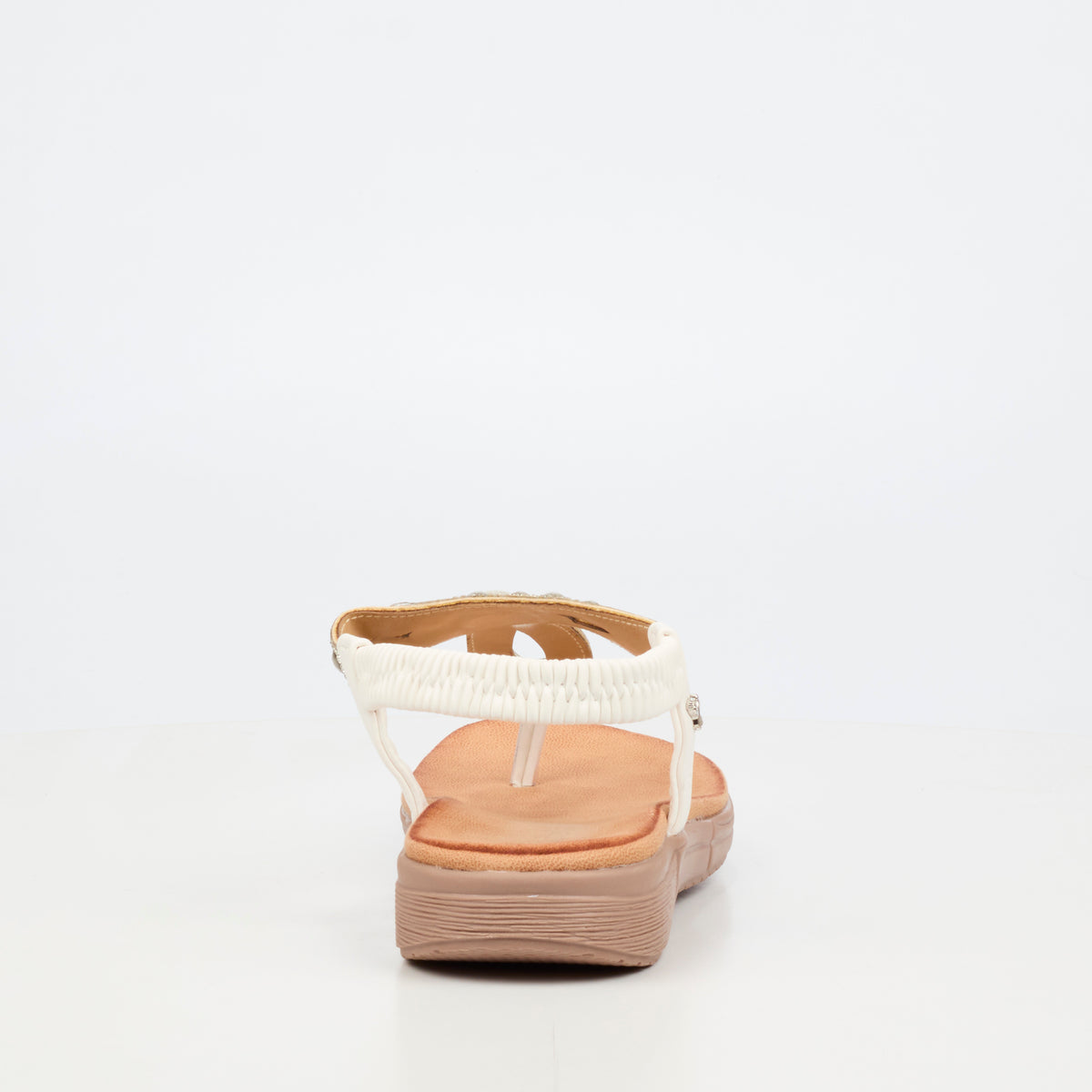 Butterfly Feet Mylee 1 Flat Sandals - White