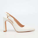 Miss Black Nala 1 Court - White footwear Miss Black