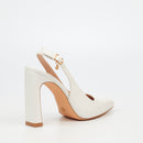 Miss Black Nala 1 Court - White footwear Miss Black