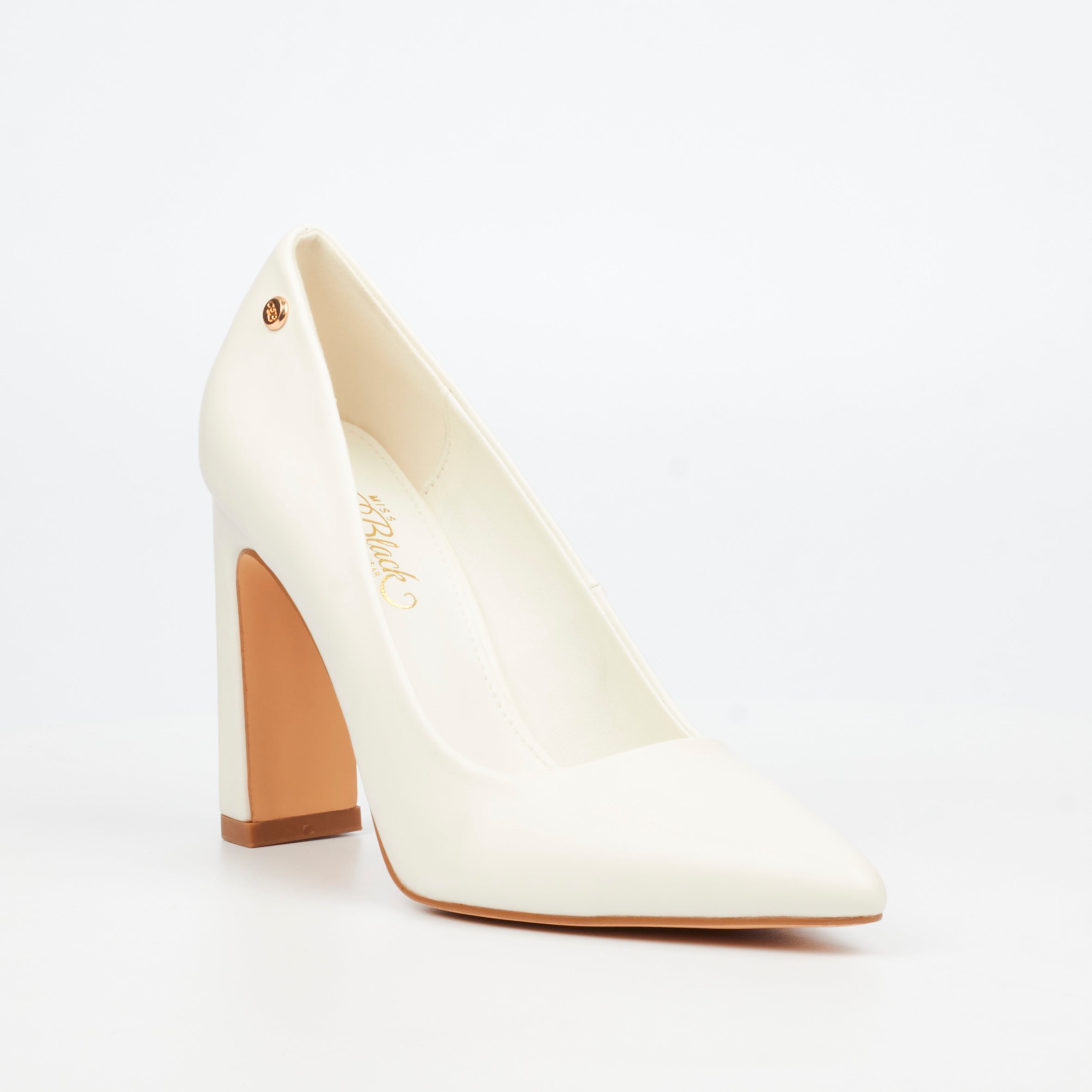 Miss Black Nala 2 Court - White footwear Miss Black