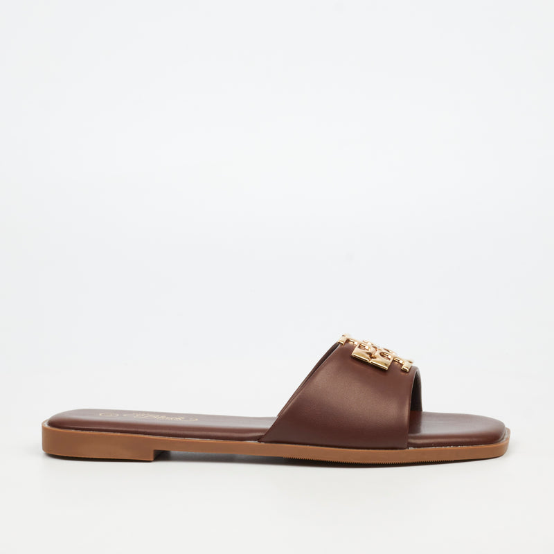 Miss Black Naledi 1 Sandal - Chocolate