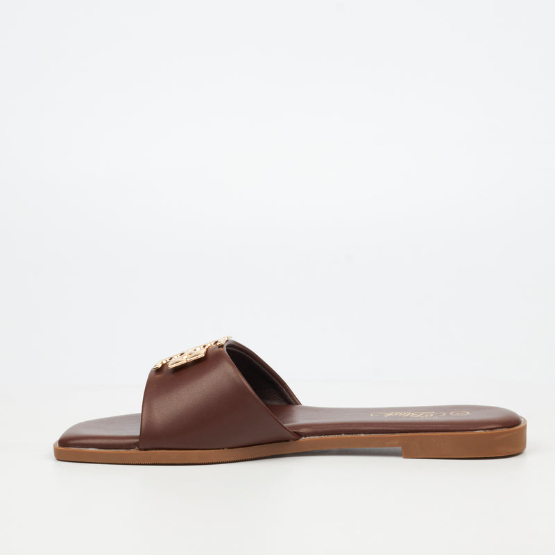 Miss Black Naledi 1 Sandal - Chocolate