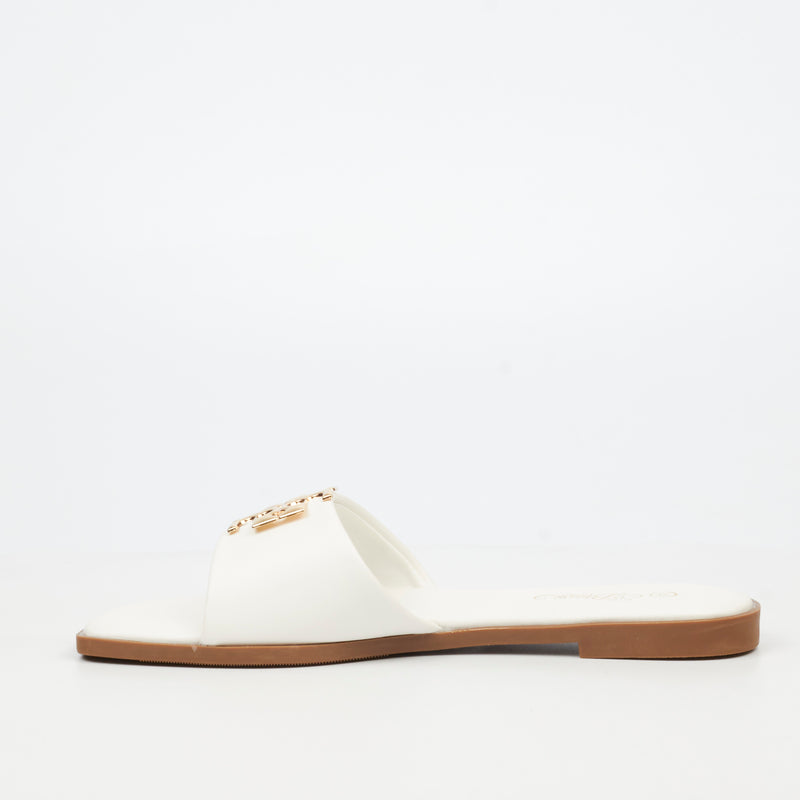 Miss Black Naledi 1 Sandal - White