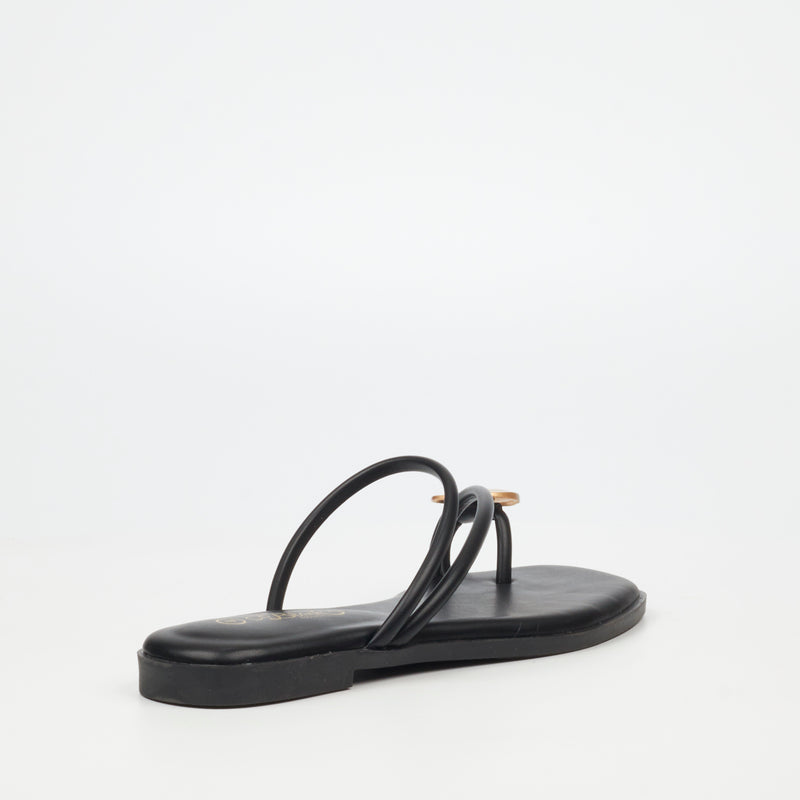 Miss Black Naledi 4 Sandal - Black