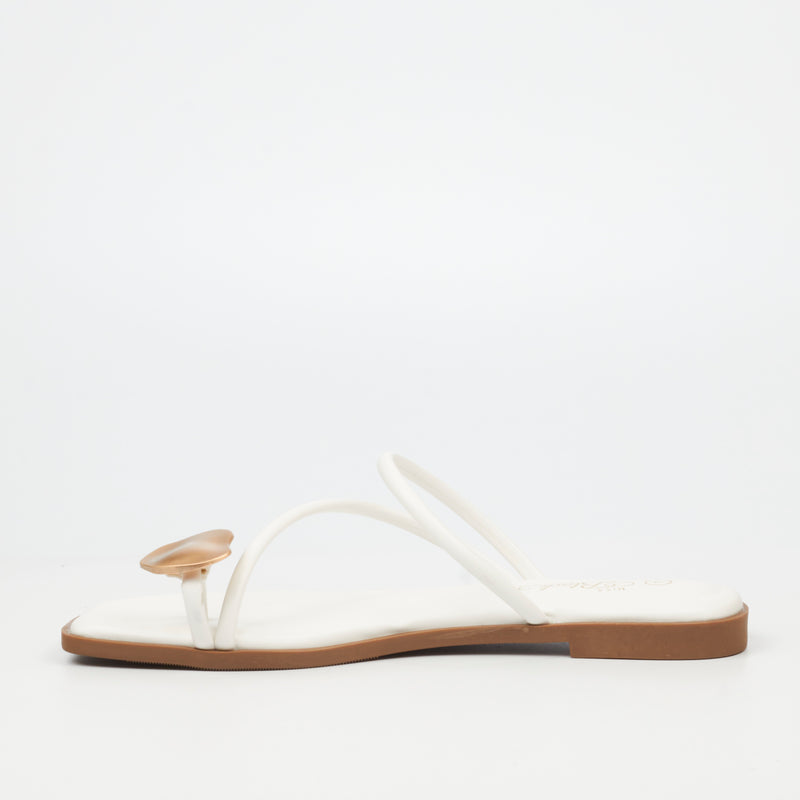 Miss Black Naledi 4 Sandal - White footwear Miss Black