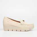 Butterfly Feet Napea 1 Wedge - Ivory footwear Butterfly Feet