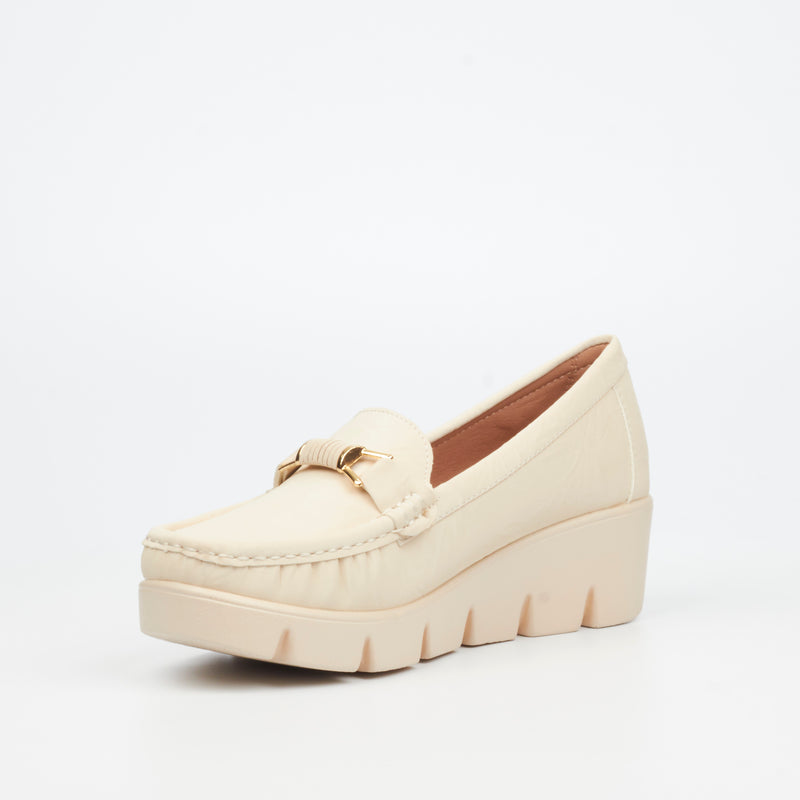 Butterfly Feet Napea 1 Wedge - Ivory footwear Butterfly Feet