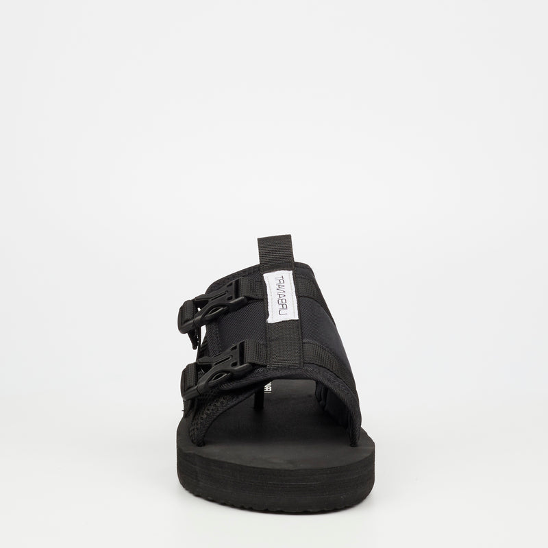 Urbanart Naqed 1 Nylon Sandal - Black footwear Urbanart   