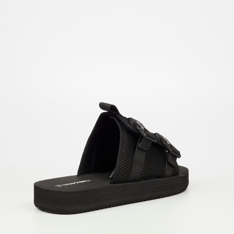 Urbanart Naqed 1 Nylon Sandal - Black footwear Urbanart   