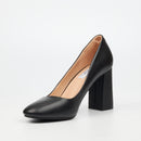 Miss Black Nell 1 Court - Black footwear Miss Black