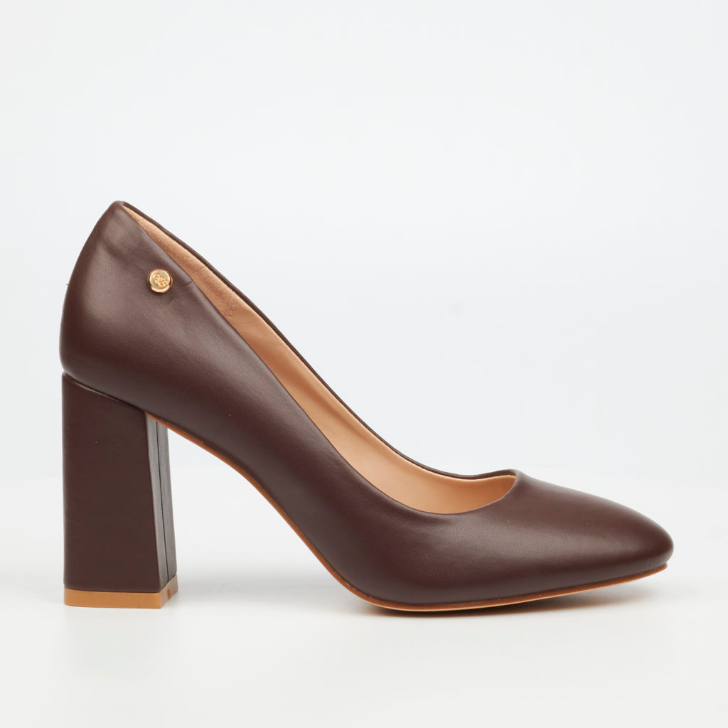 Miss Black Nell 1 Court - Chocolate footwear Miss Black
