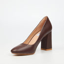 Miss Black Nell 1 Court - Chocolate footwear Miss Black