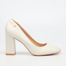 Miss Black Nell 1 Court - White footwear Miss Black