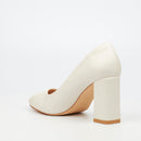 Miss Black Nell 1 Court - White footwear Miss Black