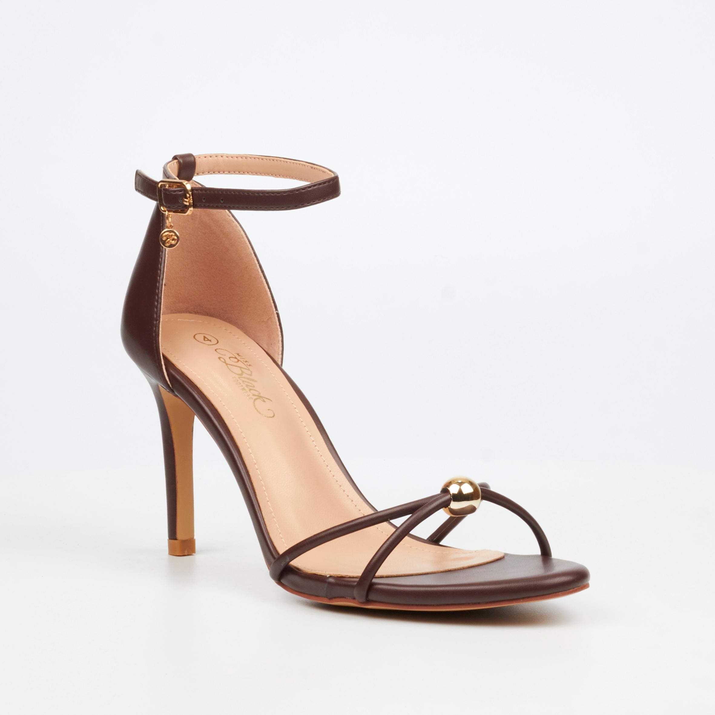 Miss Black Nelly 4 Heel - Chocolate
