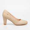 Butterfly Classics Nerina 1 Faux Leather High Courts - Beige footwear Butterfly Classics