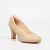 Butterfly Classics Nerina 1 Faux Leather High Courts - Beige footwear Butterfly Classics