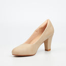 Butterfly Classics Nerina 1 Faux Leather High Courts – Beige footwear Butterfly Classics