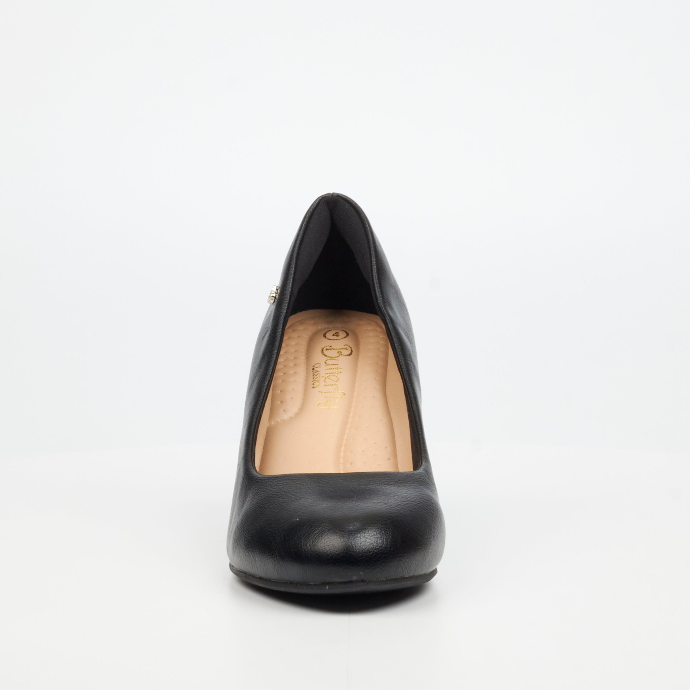 Butterfly Classics Nerina 1 Faux Leather High Courts - Black footwear Butterfly Classics