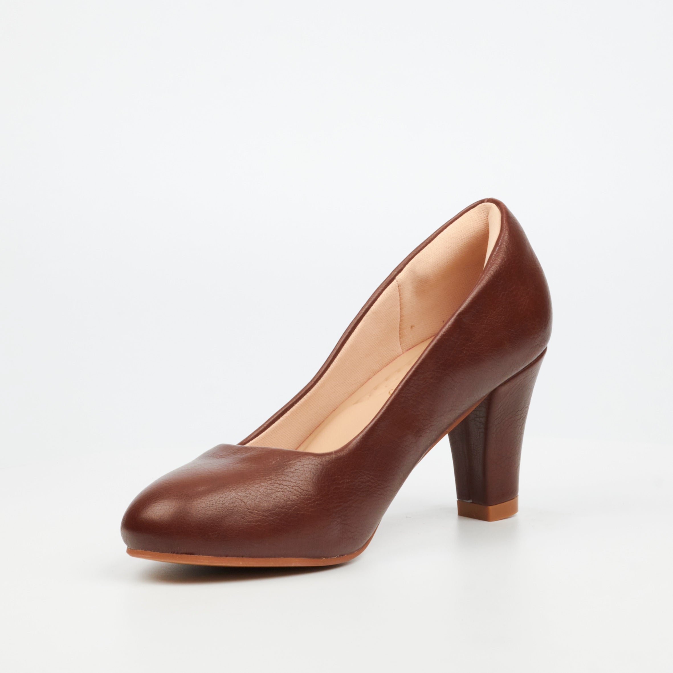 Butterfly Classics Nerina 1 Faux Leather High Courts - Tan footwear Butterfly Classics